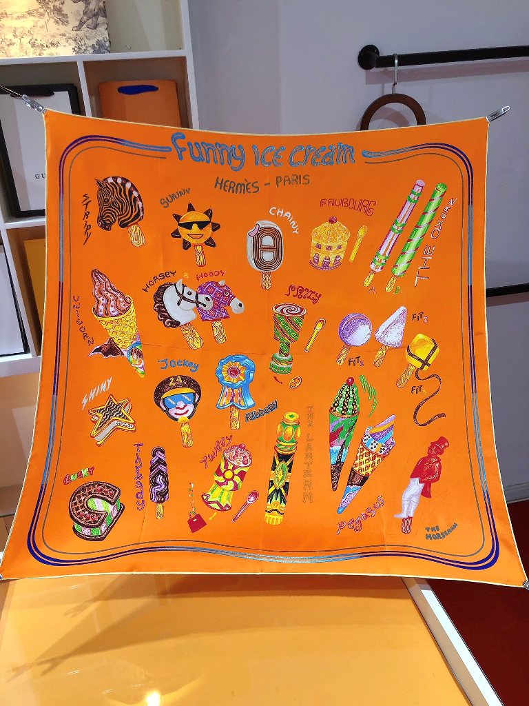 Hermes Silk Scarf-027