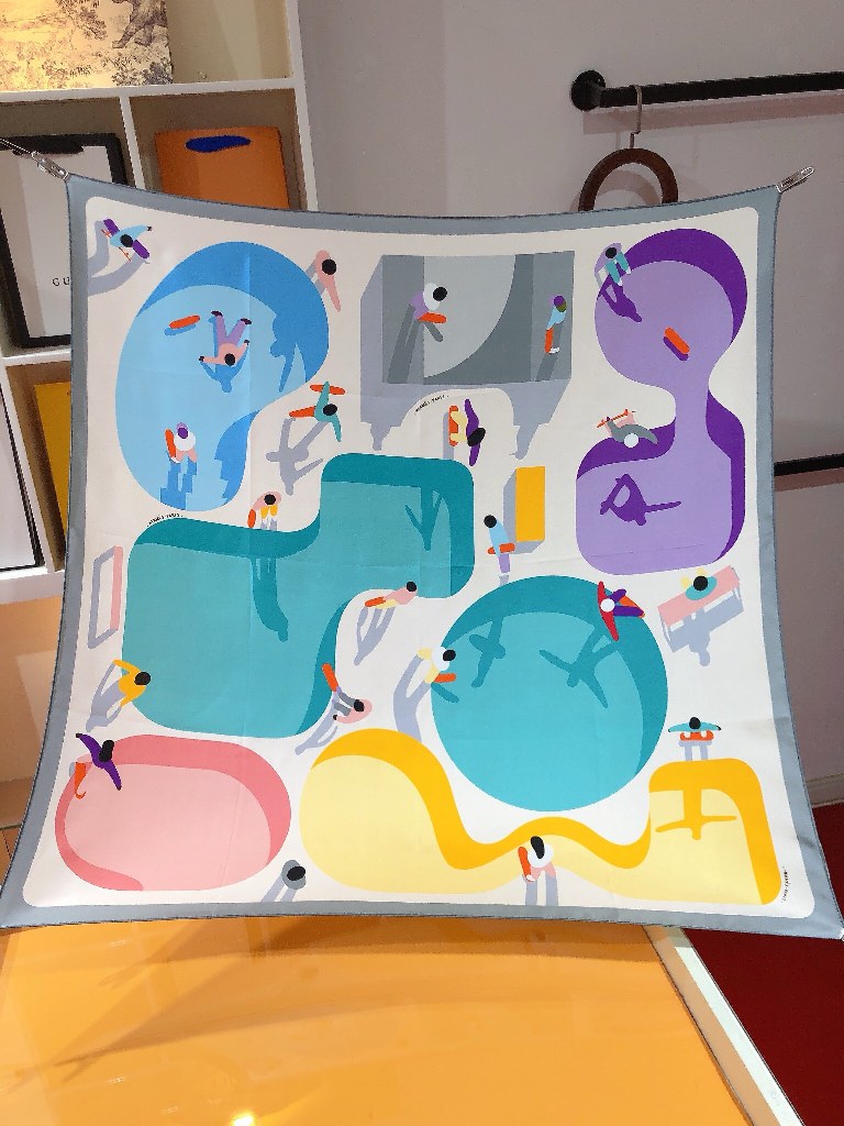 Hermes Silk Scarf-026
