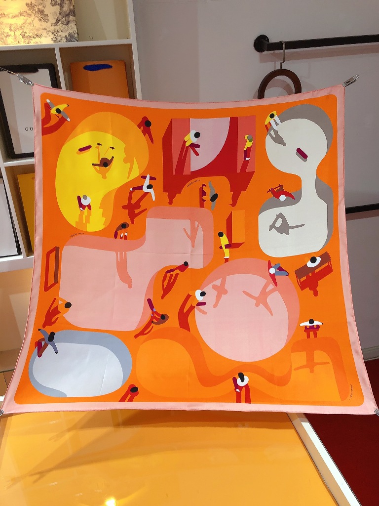 Hermes Silk Scarf-025