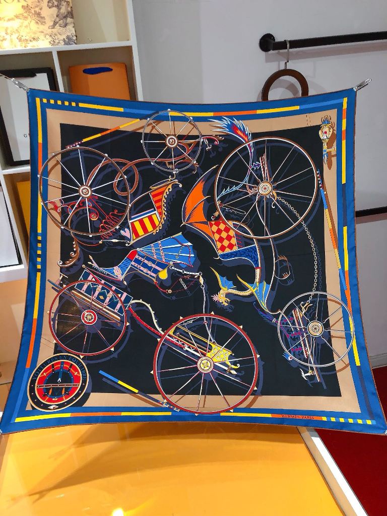 Hermes Silk Scarf-024