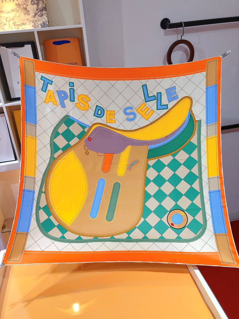Hermes Silk Scarf-023