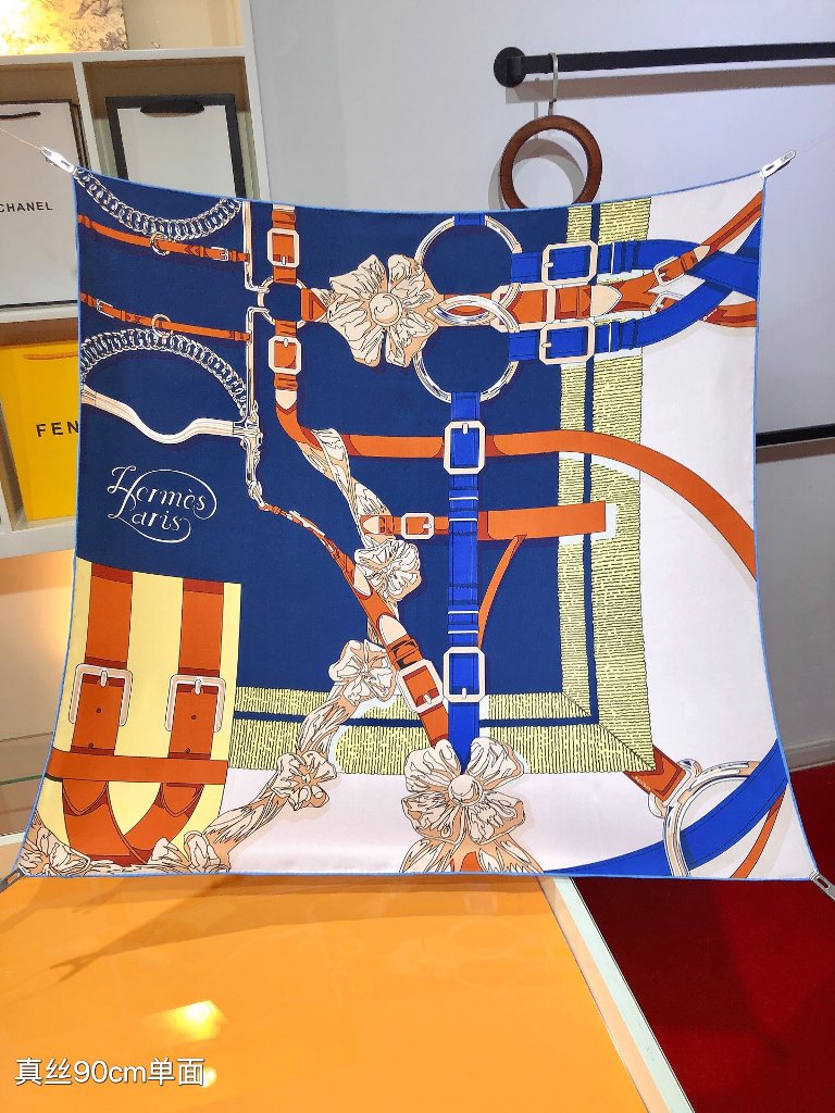 Hermes Silk Scarf-014