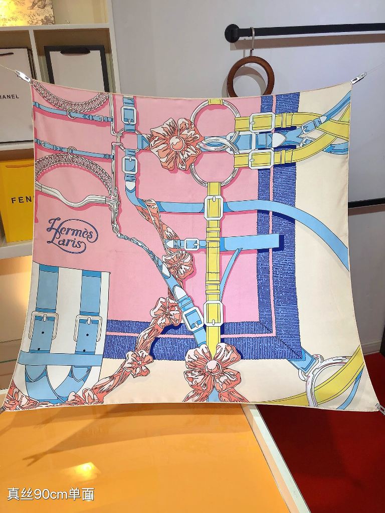 Hermes Silk Scarf-013