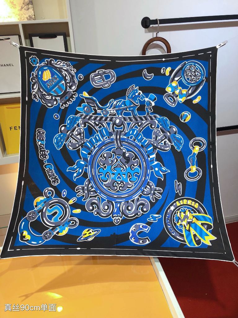 Hermes Silk Scarf-011
