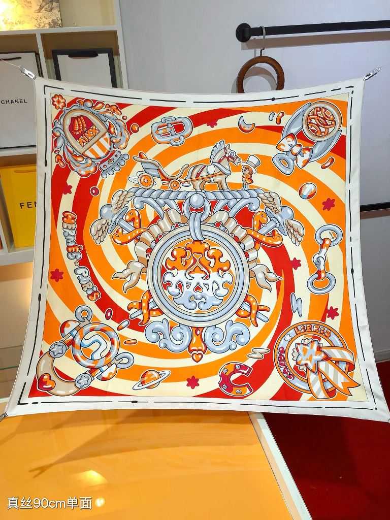 Hermes Silk Scarf-008
