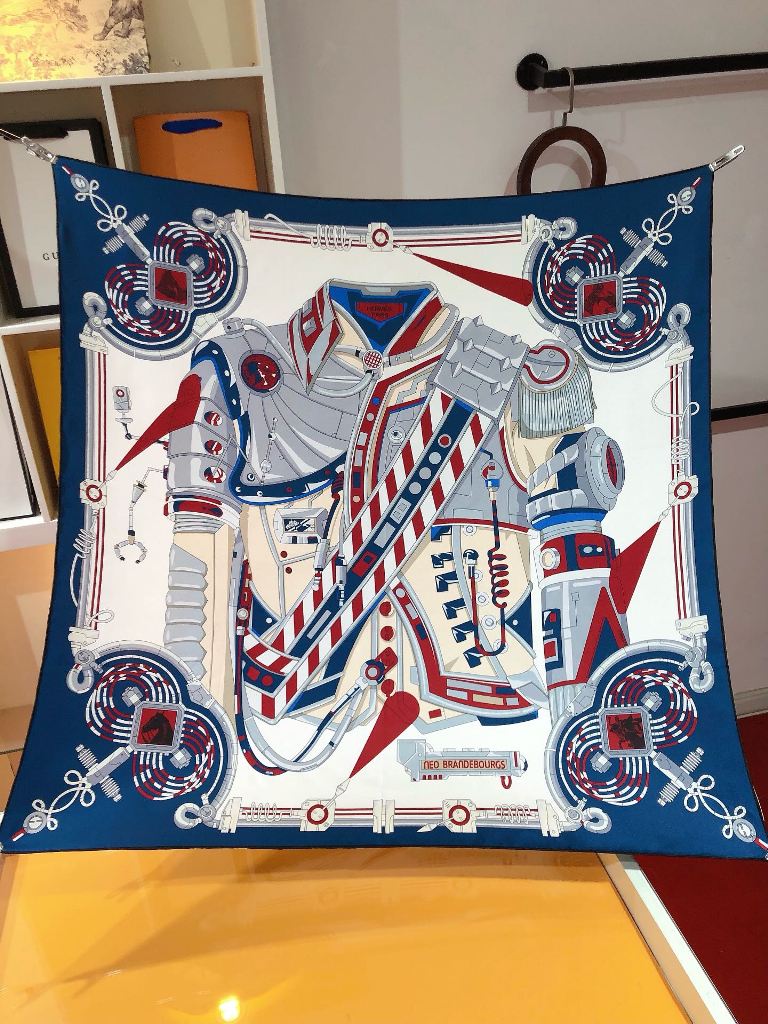 Hermes Silk Scarf-006