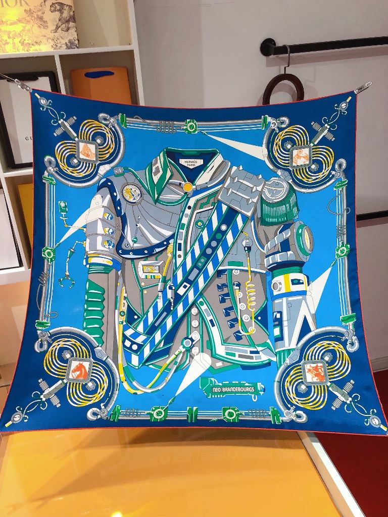 Hermes Silk Scarf-005