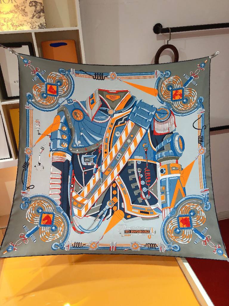 Hermes Silk Scarf-004
