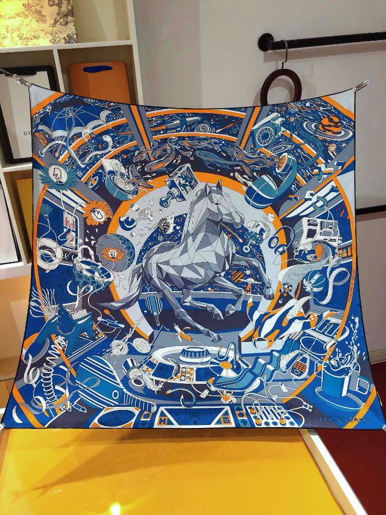 Hermes Silk Scarf-003