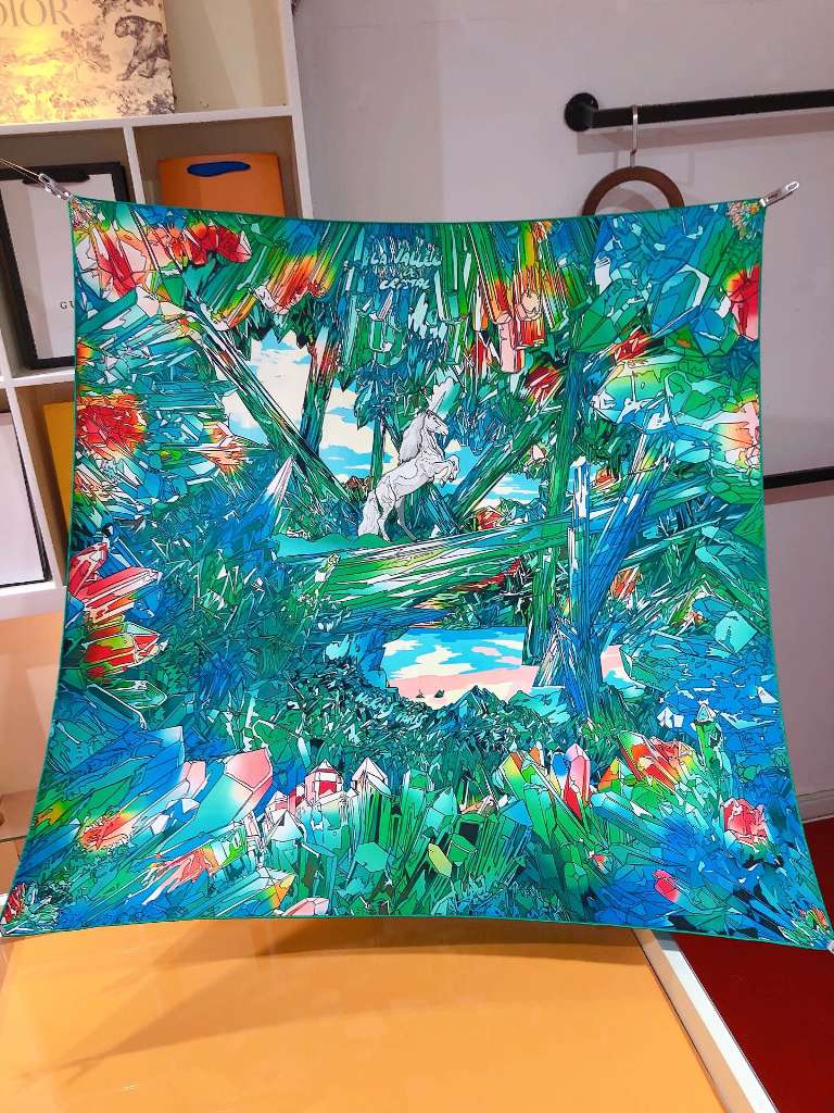 Hermes Silk Scarf-002