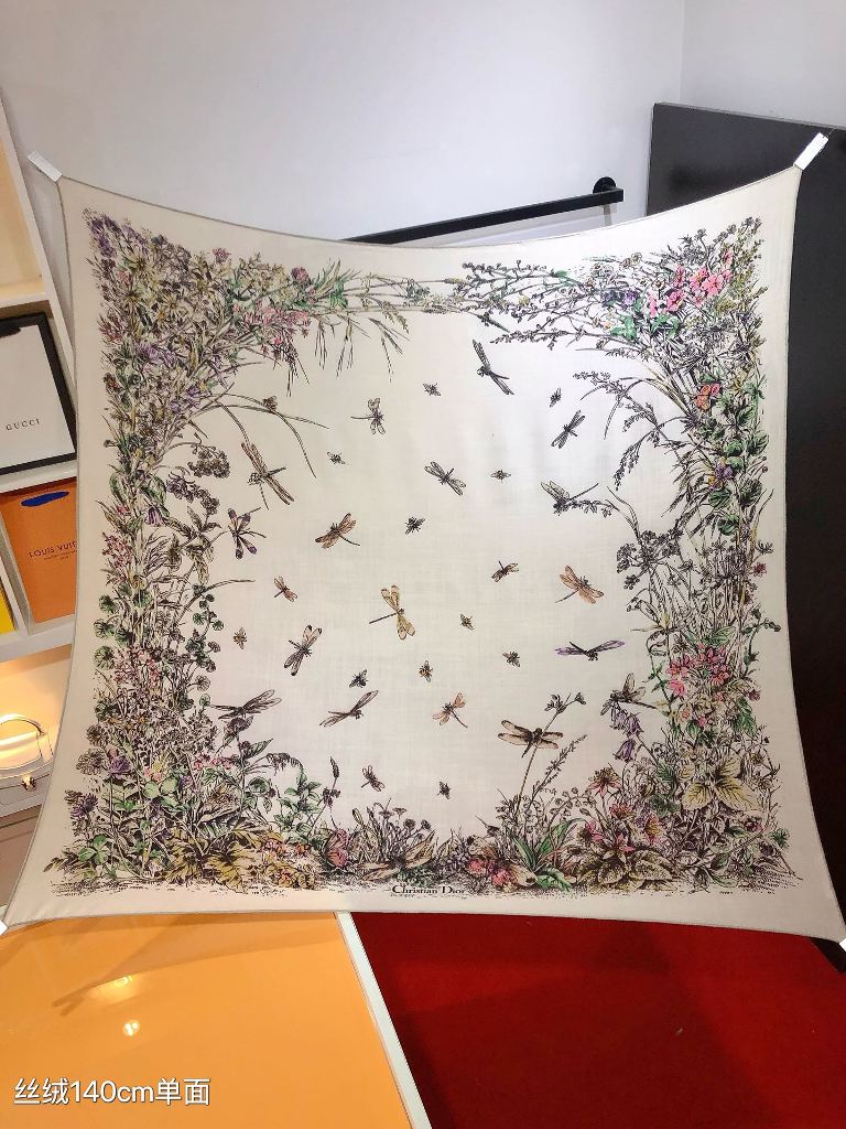 Dior Cashmere&Silk Scarf-067