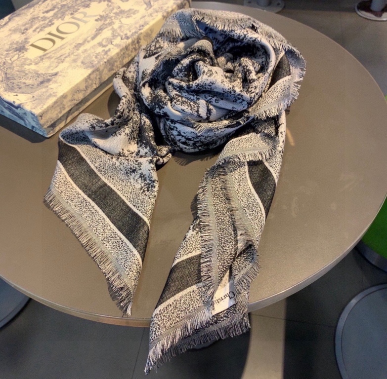 Dior Cashmere&Wool&Silk Scarf-021
