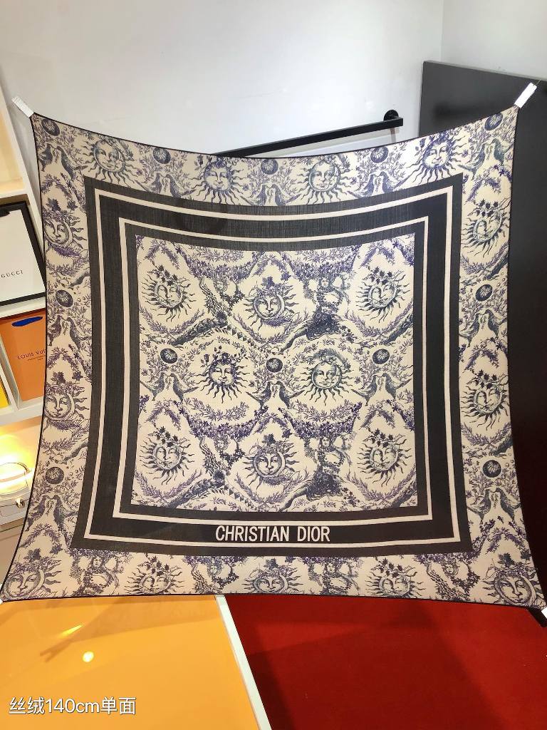 Dior Cashmere&Silk Scarf-065