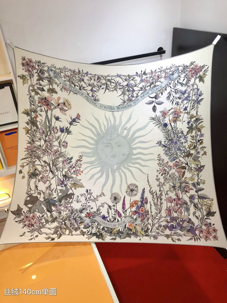 Dior Cashmere&Silk Scarf-064