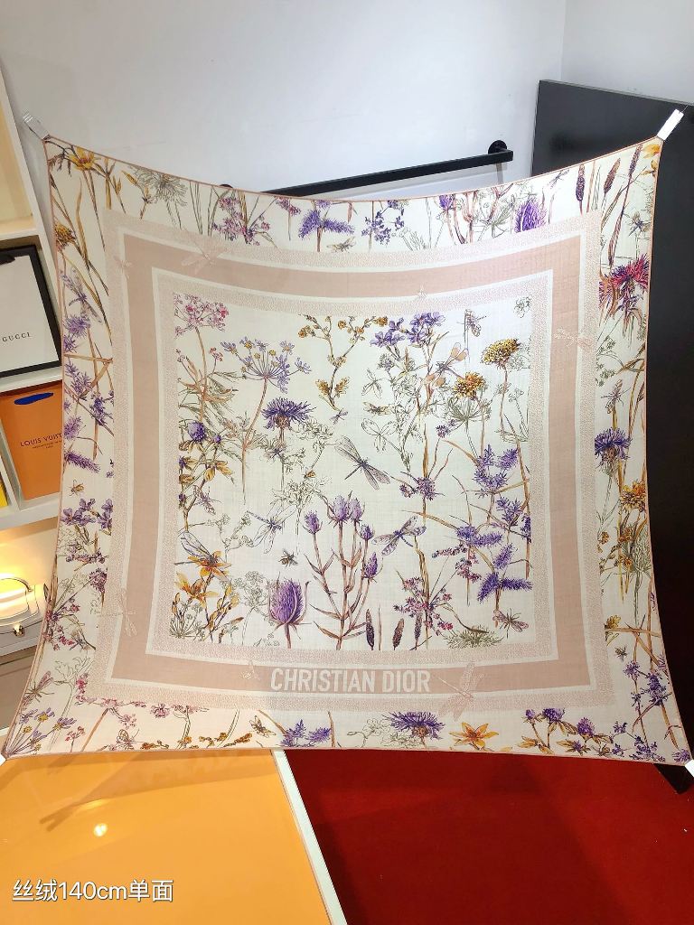 Dior Cashmere&Silk Scarf-060
