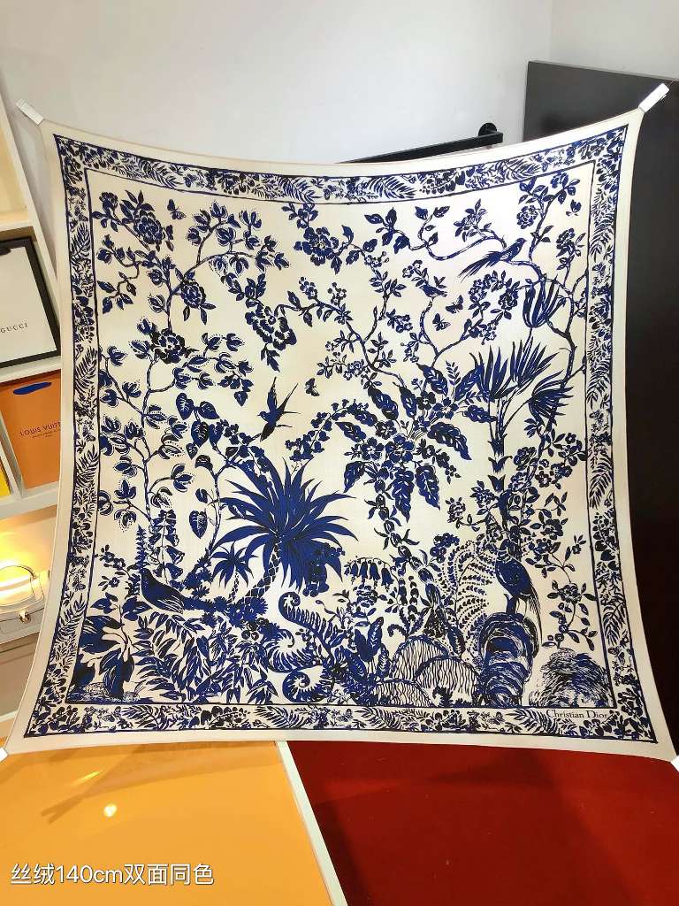 Dior Cashmere&Silk Scarf-040