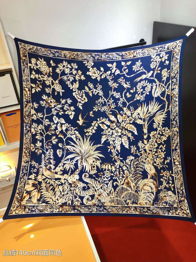 Dior Cashmere&Silk Scarf-039