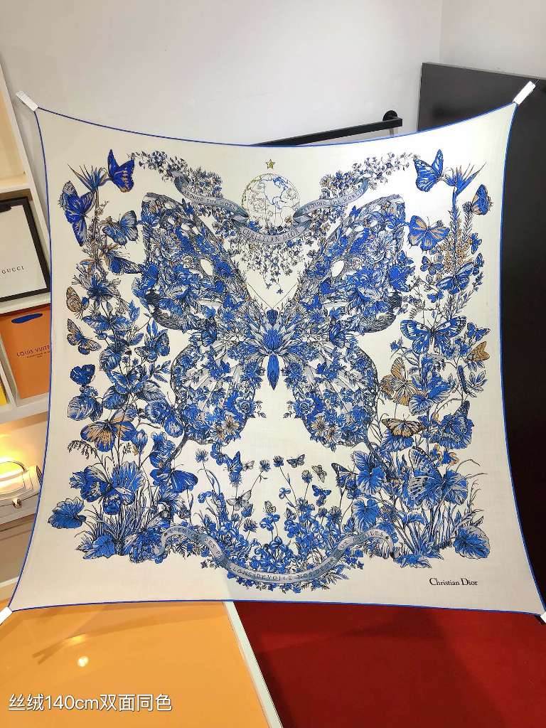 Dior Cashmere&Silk Scarf-037