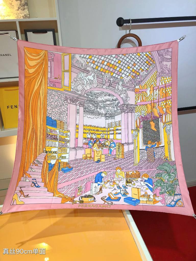 Ferragamo Silk Scarf-3
