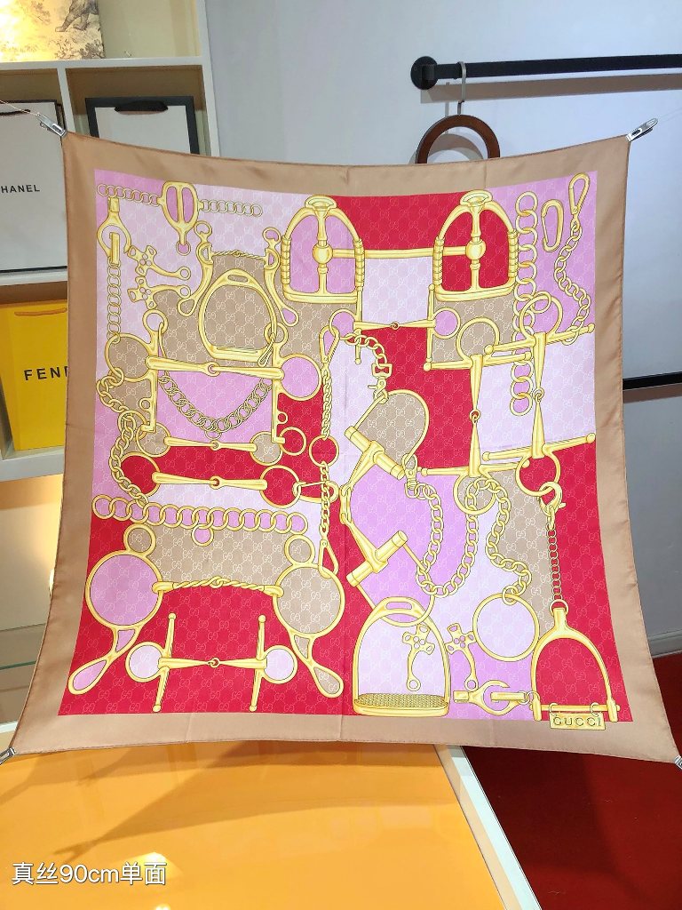 Gucci Silk Scarf-048