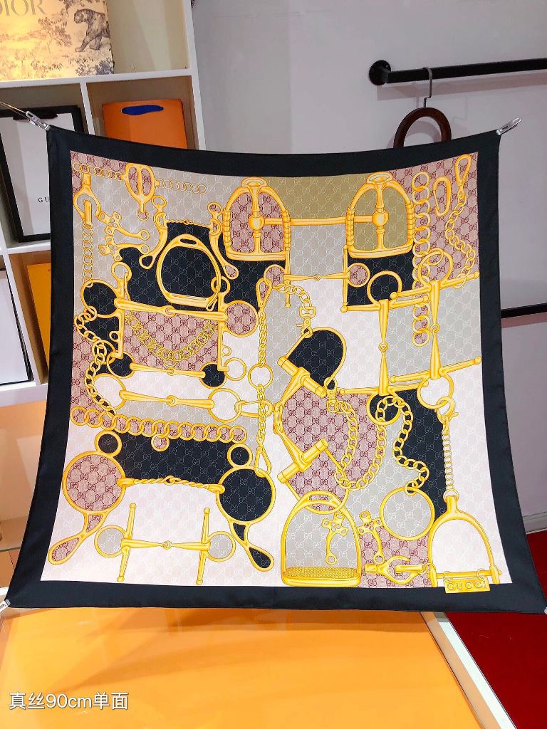 Gucci Silk Scarf-047