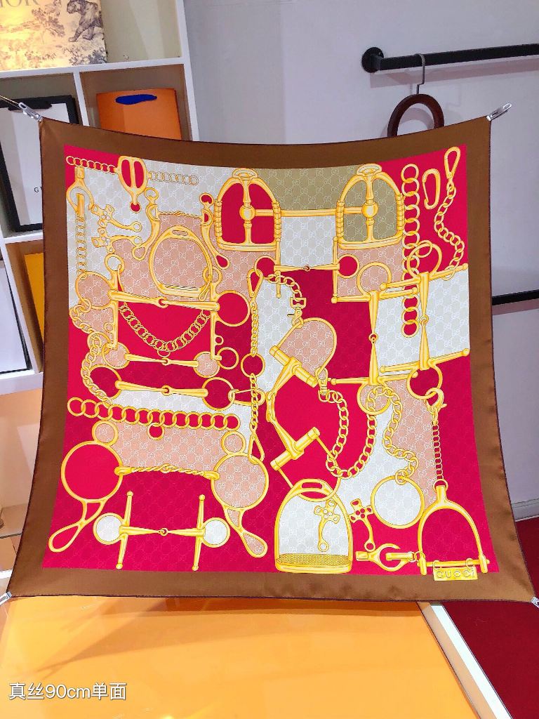 Gucci Silk Scarf-046