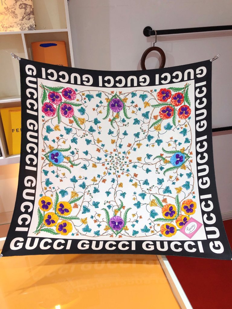 Gucci Silk Scarf-044
