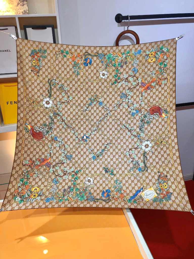 Gucci Silk Scarf-043