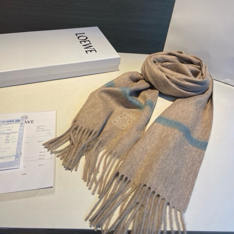 LOEWE Cashmere Scarf-31