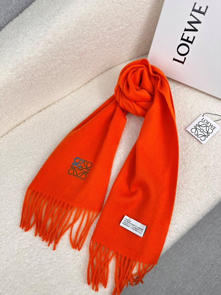 LOEWE Cashmere Scarf-22