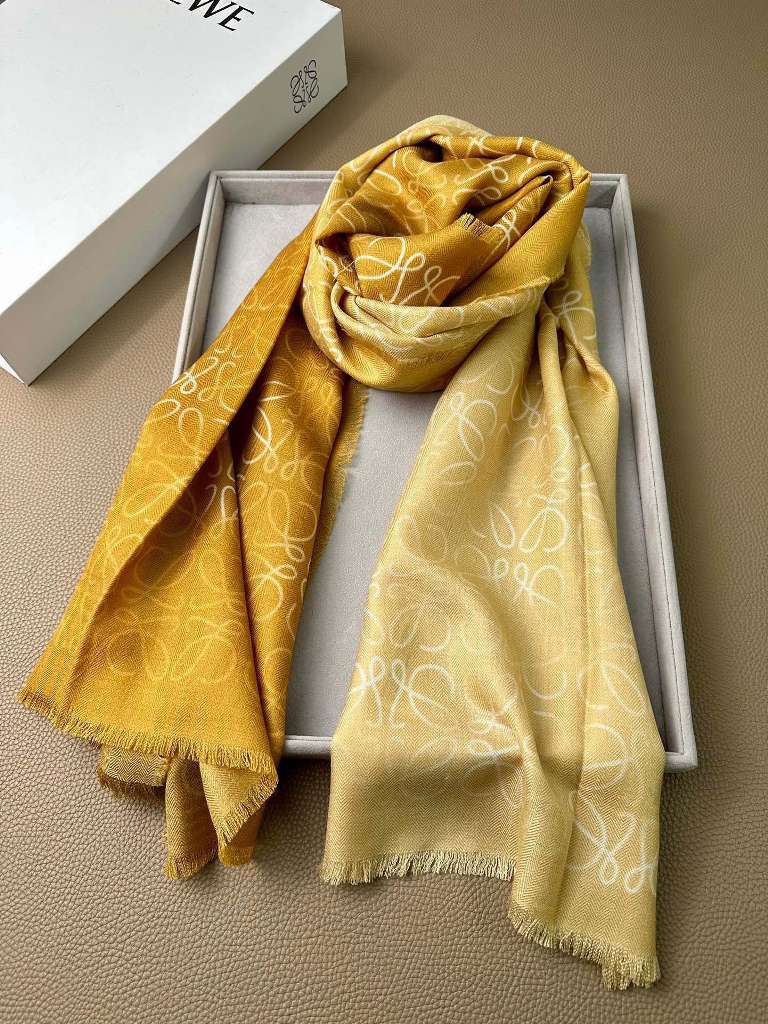 LOEWE Cashmere&Silk Scarf-19