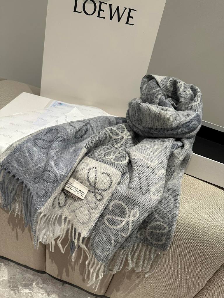 LOEWE Cashmere&Wool Scarf-33