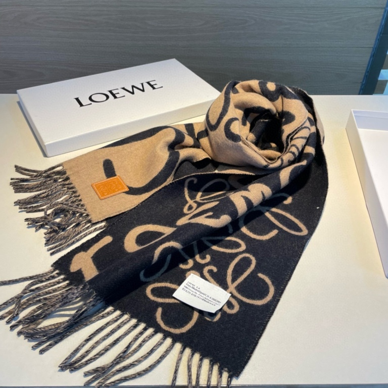 LOEWE Cashmere&Wool Scarf-32