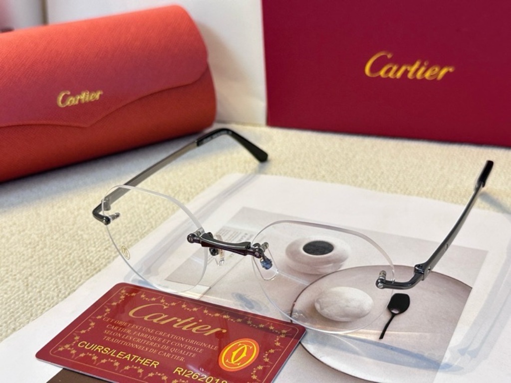 Cartier Plain Glass Spectacles(High Quality)-490