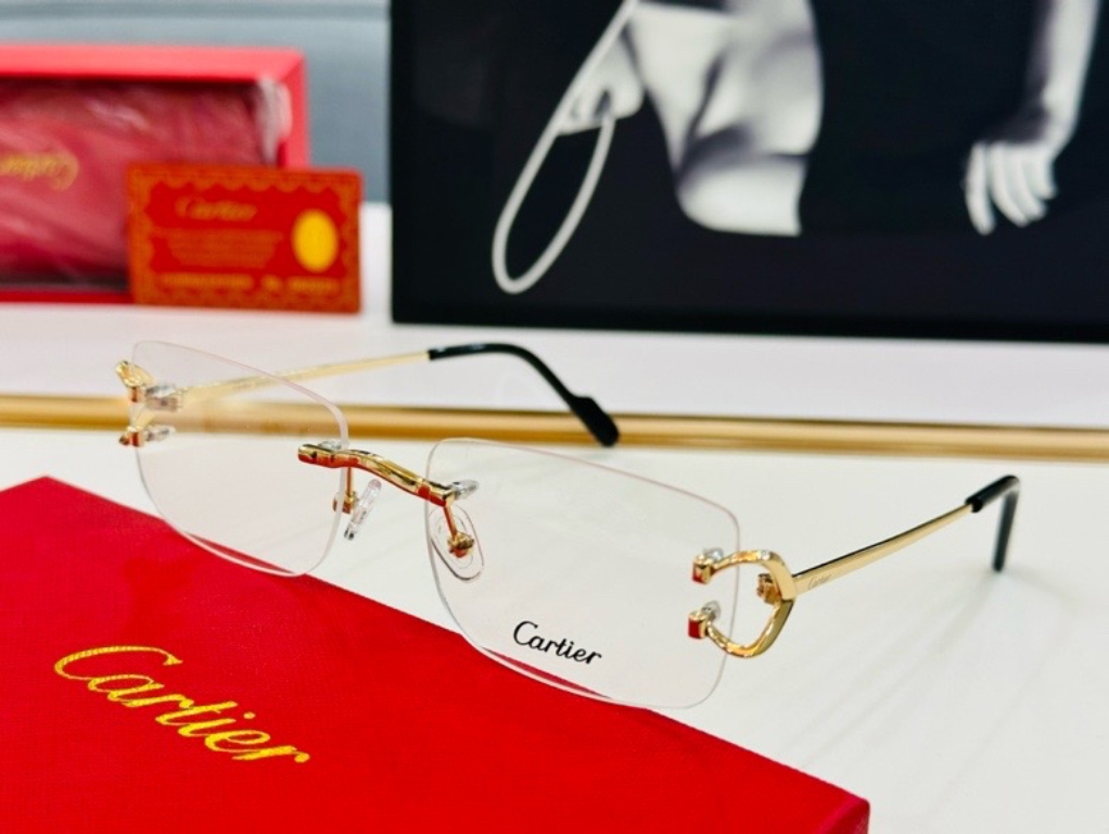 Cartier Plain Glass Spectacles(High Quality)-455