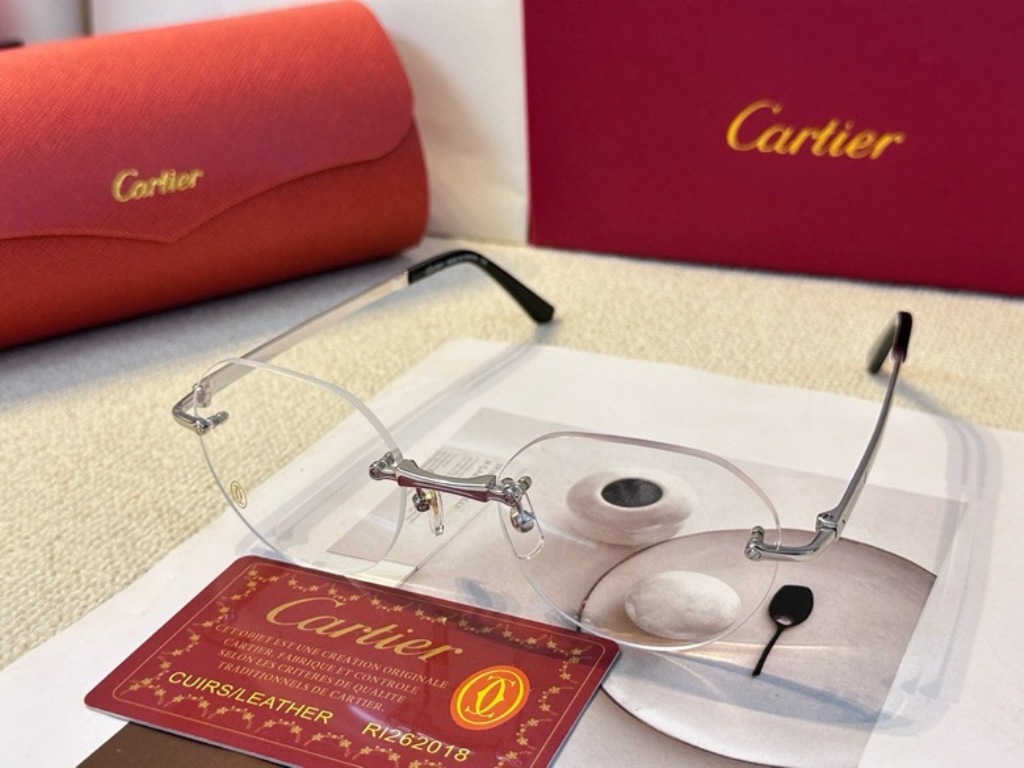 Cartier Plain Glass Spectacles(High Quality)-444