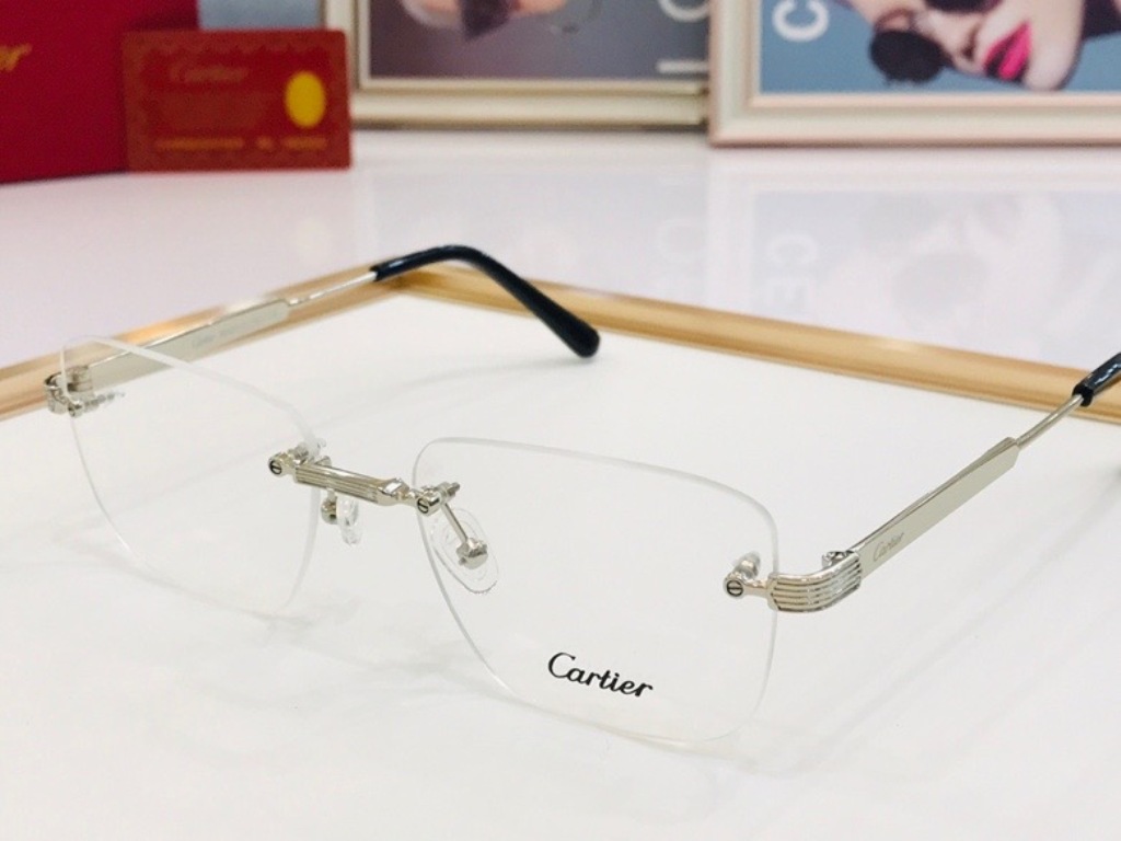 Cartier Plain Glass Spectacles(High Quality)-443
