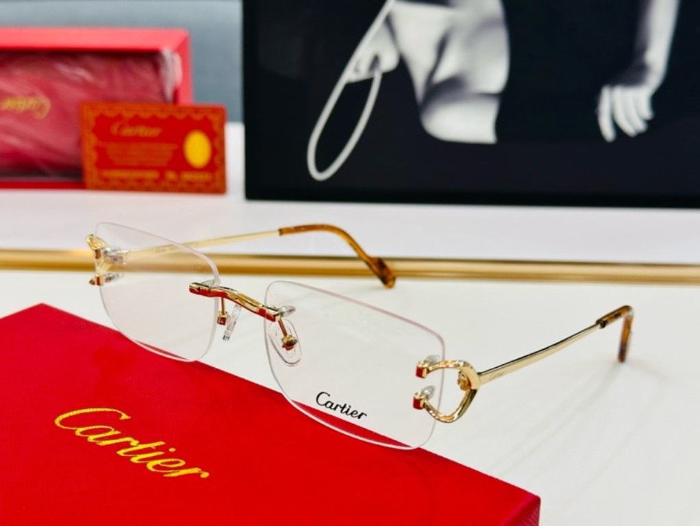 Cartier Plain Glass Spectacles(High Quality)-439
