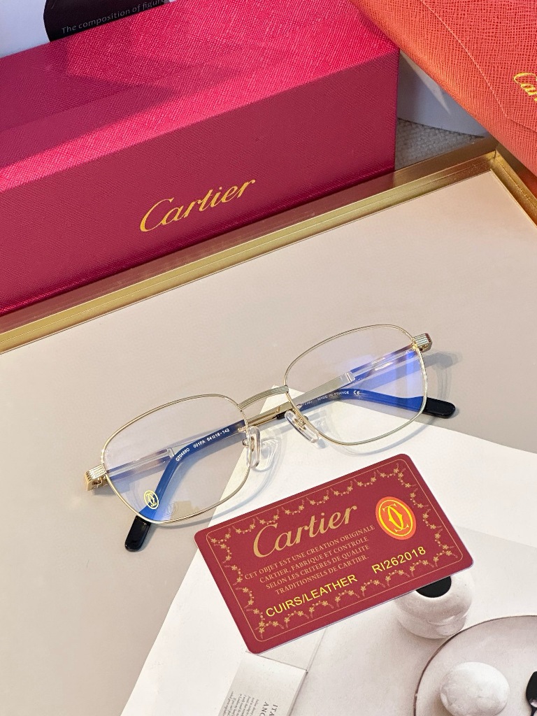 Cartier Plain Glass Spectacles(High Quality)-400