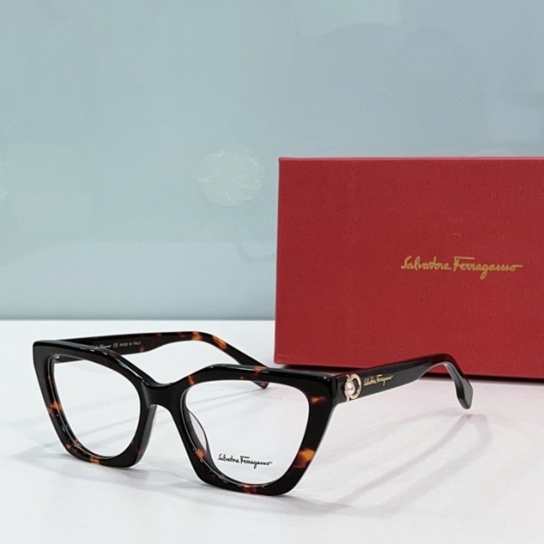Ferragamo Plain Glass Spectacles(High Quality)-012