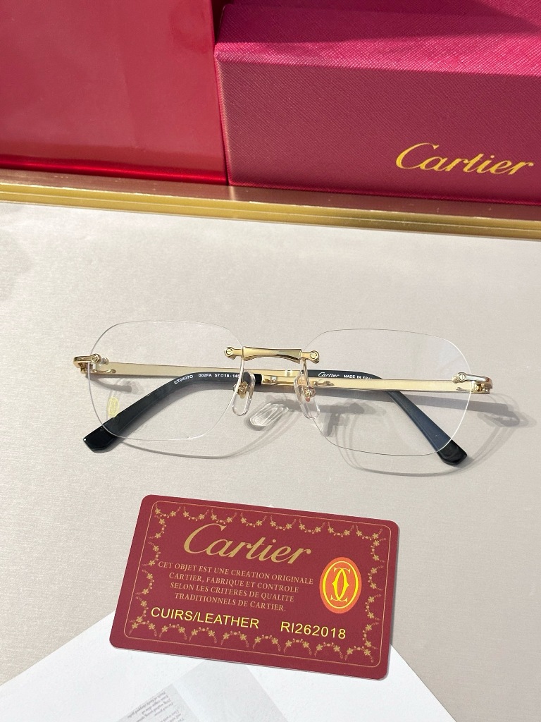 Cartier Plain Glass Spectacles(High Quality)-352
