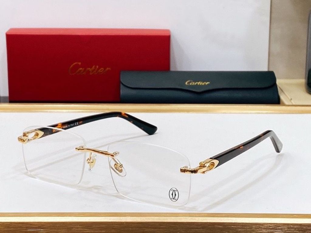 Cartier Plain Glass Spectacles(High Quality)-332