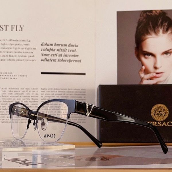 Versace Plain Glass Spectacles(High Quality)-128