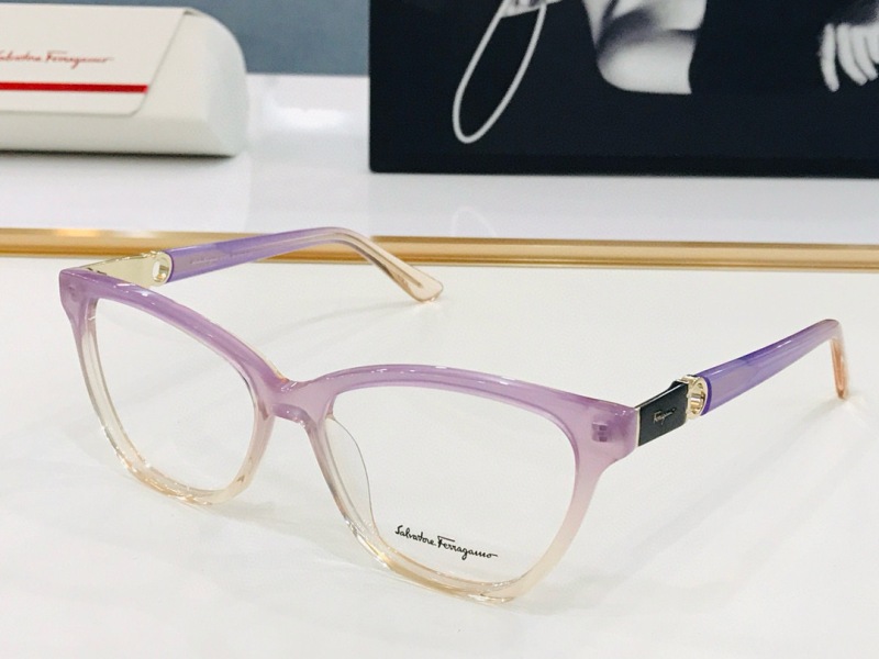Ferragamo Plain Glass Spectacles(High Quality)-010