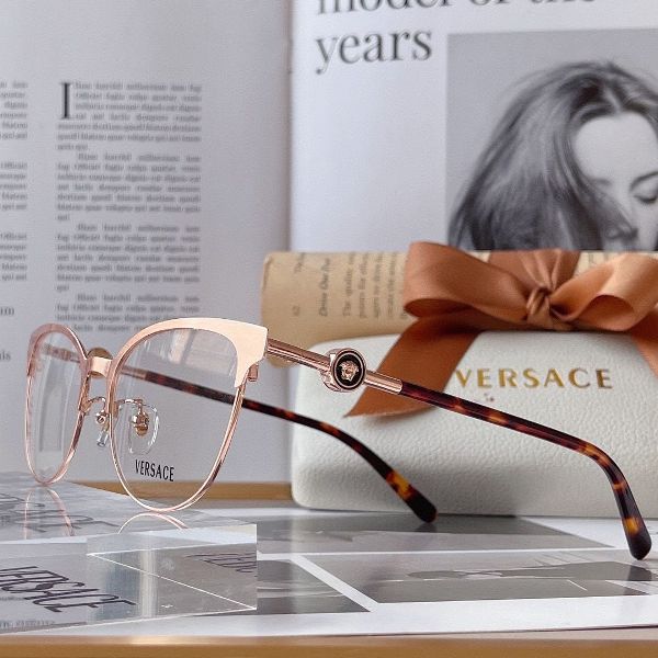 Versace Plain Glass Spectacles(High Quality)-123