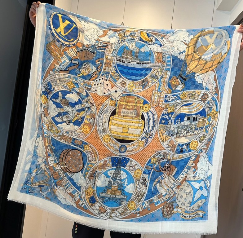 LV Cashmere Scarf-086