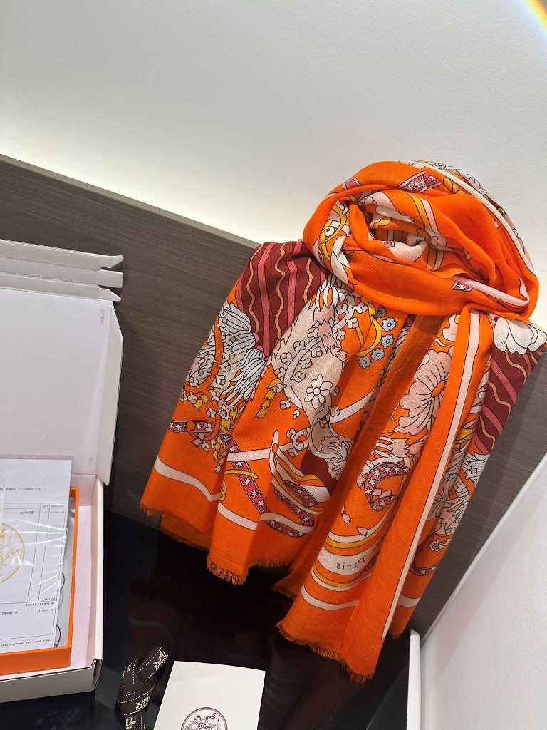 Hermes Cashmere Scarf-179