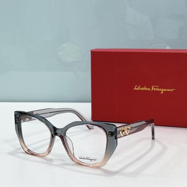 Ferragamo Plain Glass Spectacles(High Quality)-008