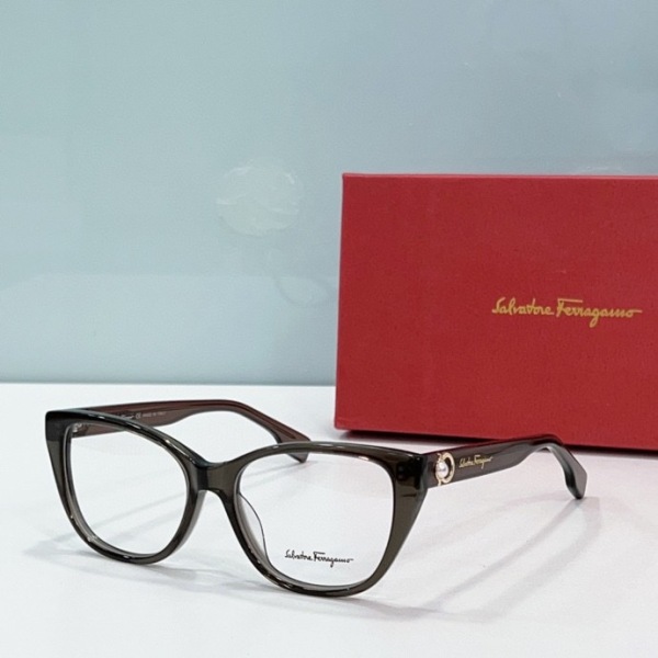 Ferragamo Plain Glass Spectacles(High Quality)-009