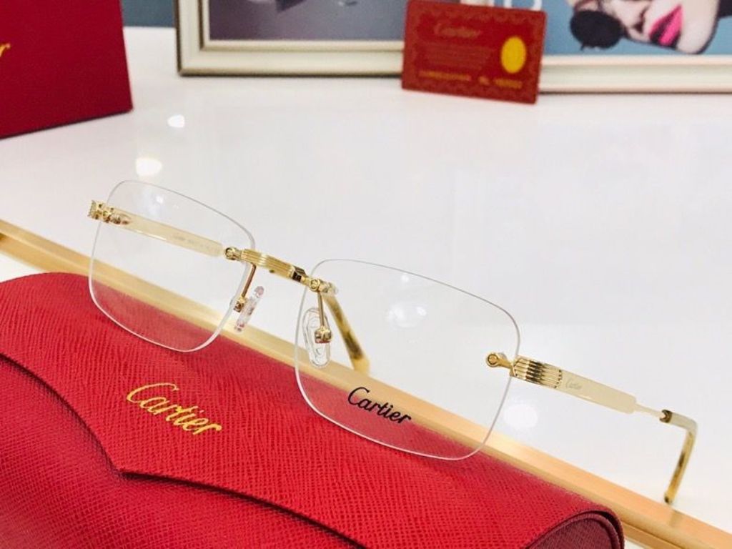 Cartier Plain Glass Spectacles(High Quality)-096